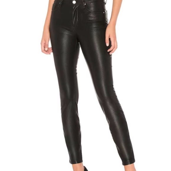 Blank NYC Black Leather Pants - Picture 1 of 6